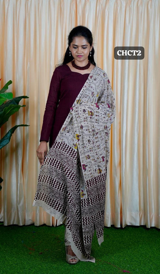 Unstiched Cotton salwar set.Prebook 25 days(Top 2.5 mtr, Bottom 2.5 mtr)🤗