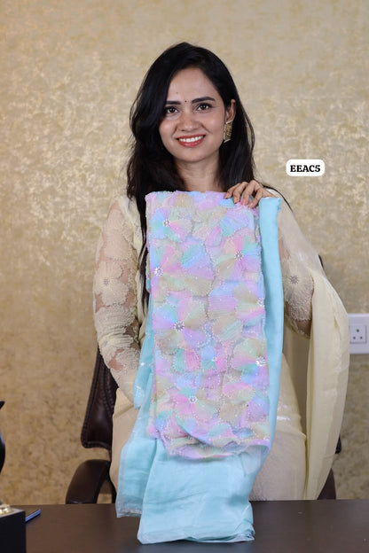 Viscose space silk with blouse 🥳