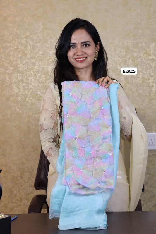 Viscose space silk with blouse 🥳