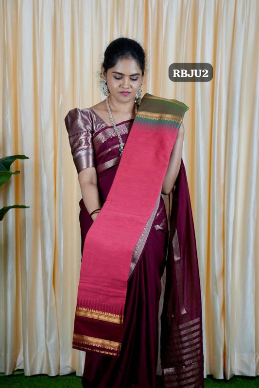 Premium Chettinad Cotton sarees.With running blouse🍄