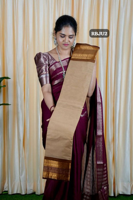 Premium Chettinad Cotton sarees.with running blouse🍄✅