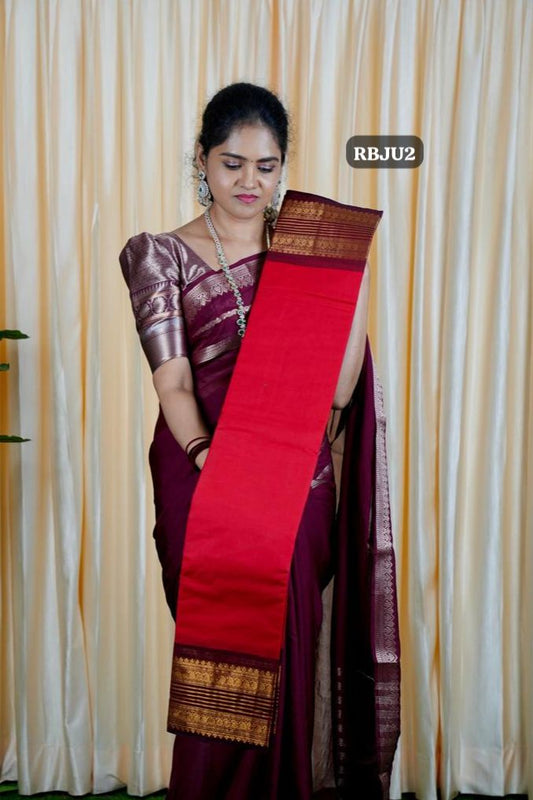 Premium Chettinad Cotton sarees.with running blouse🤗❌