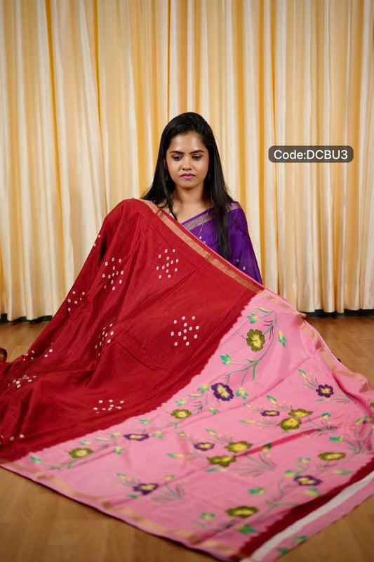 Maheswari silk cotton saree🥳