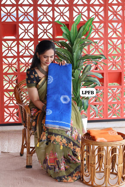 Linen cotton saree😍😎📚