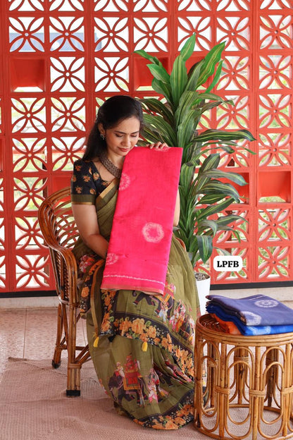 Linen cotton saree😍😎📚