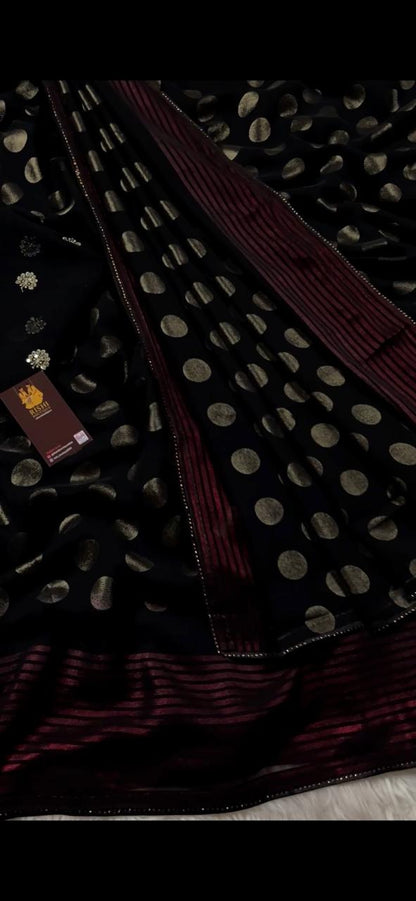 Chiffon saree🥳