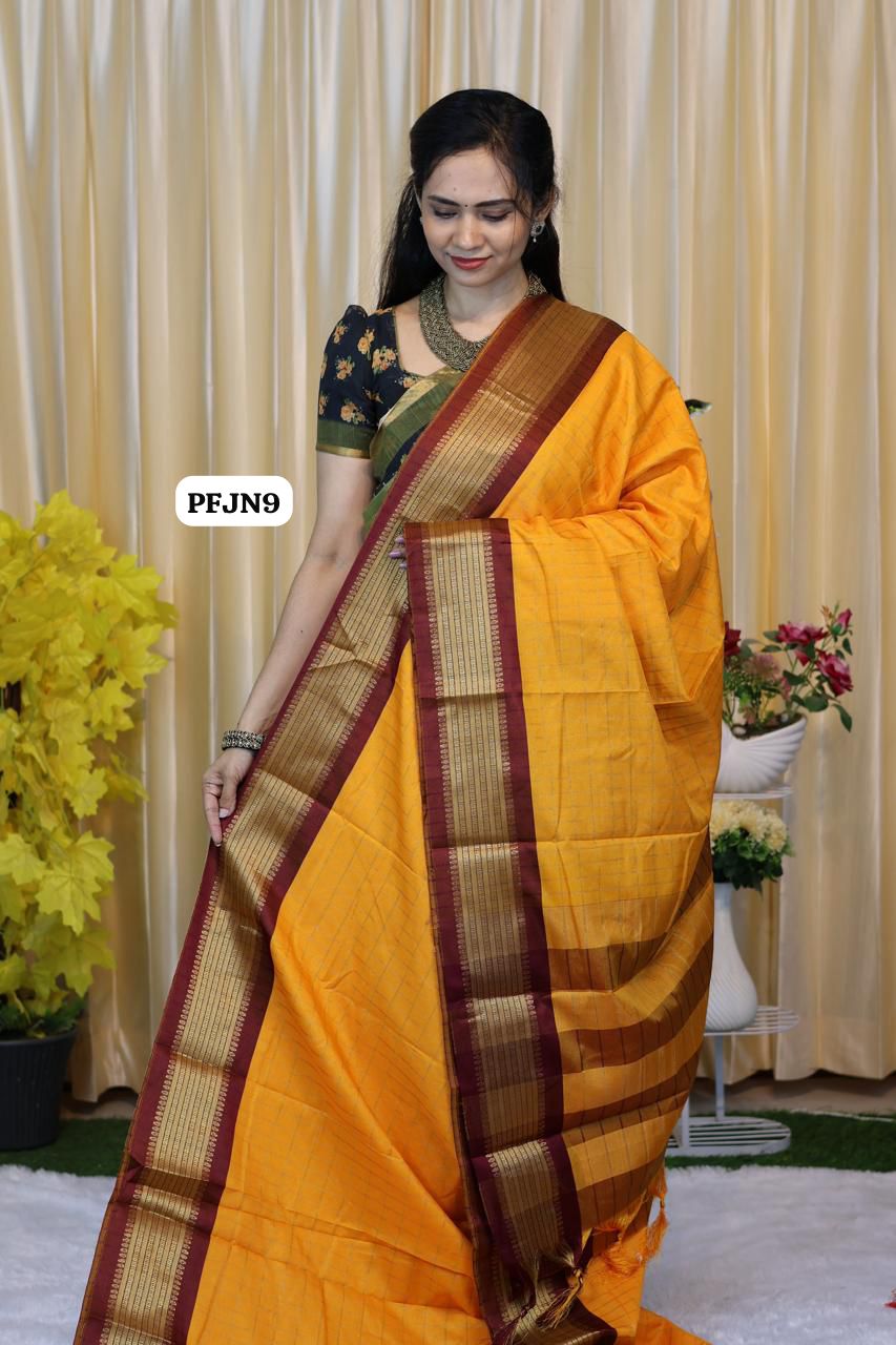 Budget friendly semi soft silk saree 🌈😍📚