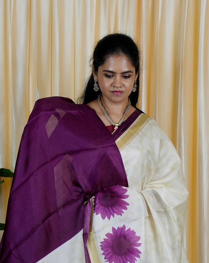 Kadhi cotton silk saree.with contrast blouse🥰🥳