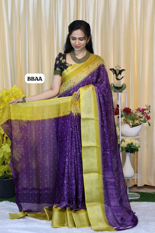 Crepe chiffon saree 🥳✅