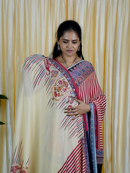 Premium Georgette sarees.🥳✅