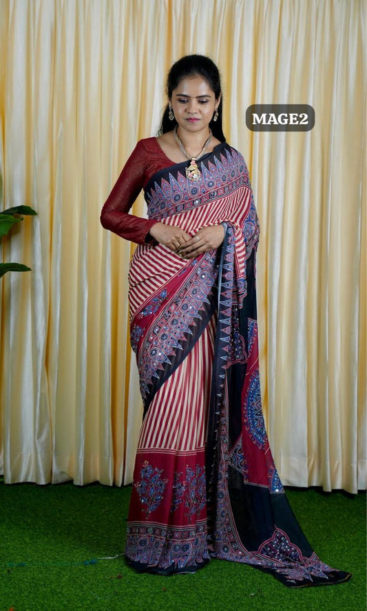 Premium Georgette sarees.🥳✅