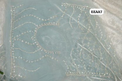 Designer saree with beads work 😍🥳