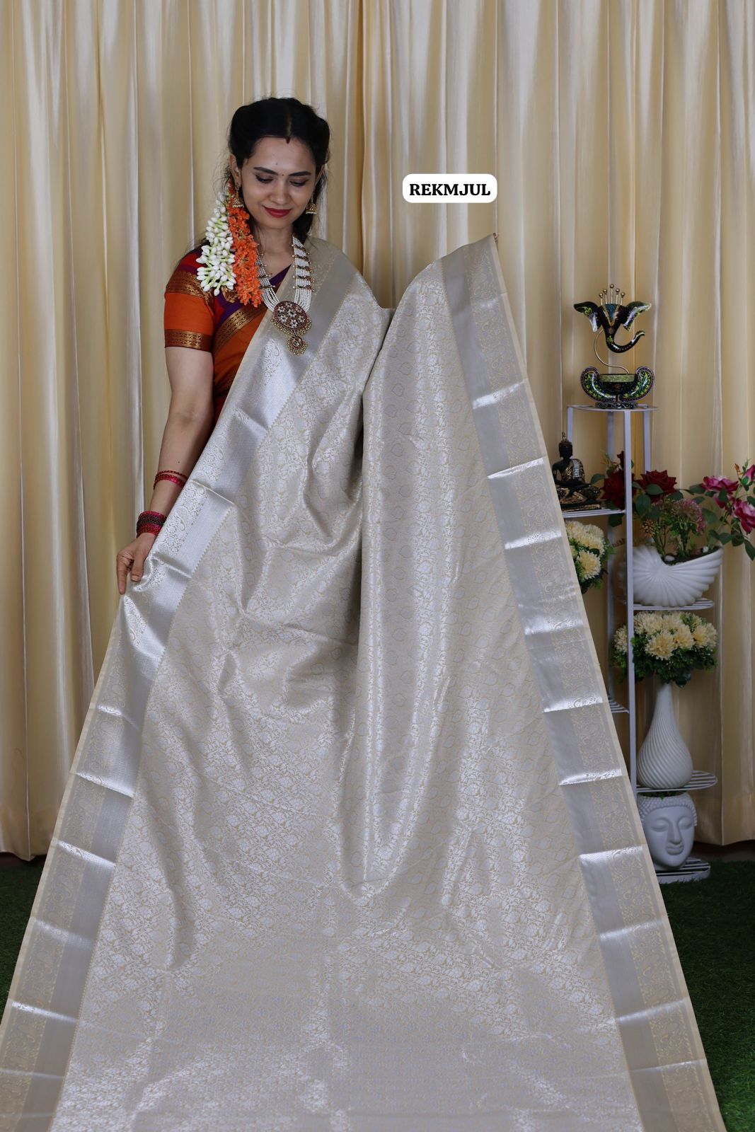 Bridal semi silk saree🥳