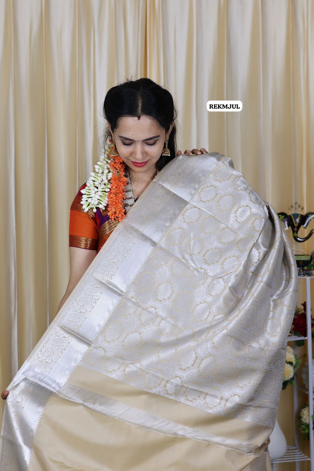 Bridal semi silk saree🥳
