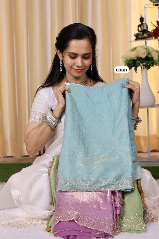 Christmas special Premium quality jarkhand work with cutwork border🥳