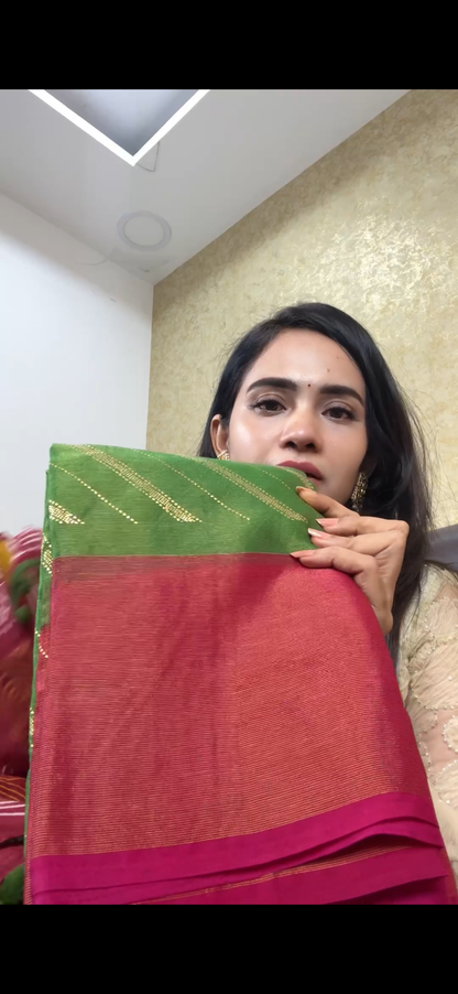 Chiffon saree offer😍