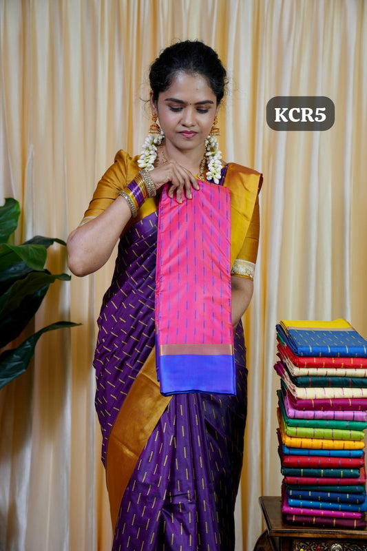 Budget Friendly Soft silk sarees🥰😎🥳Pink with Royal blue
