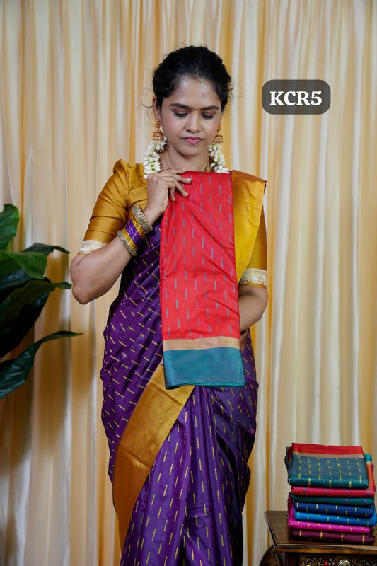 Budget Friendly Soft silk sarees🥰😎🥳Red with Rama Blue