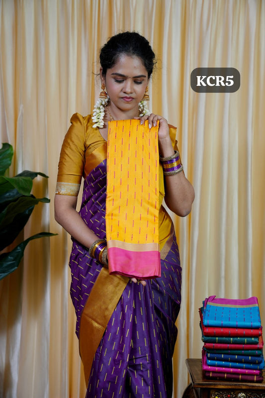 Budget Friendly Soft silk sarees🥰😎🥳Mango yellow with Rose