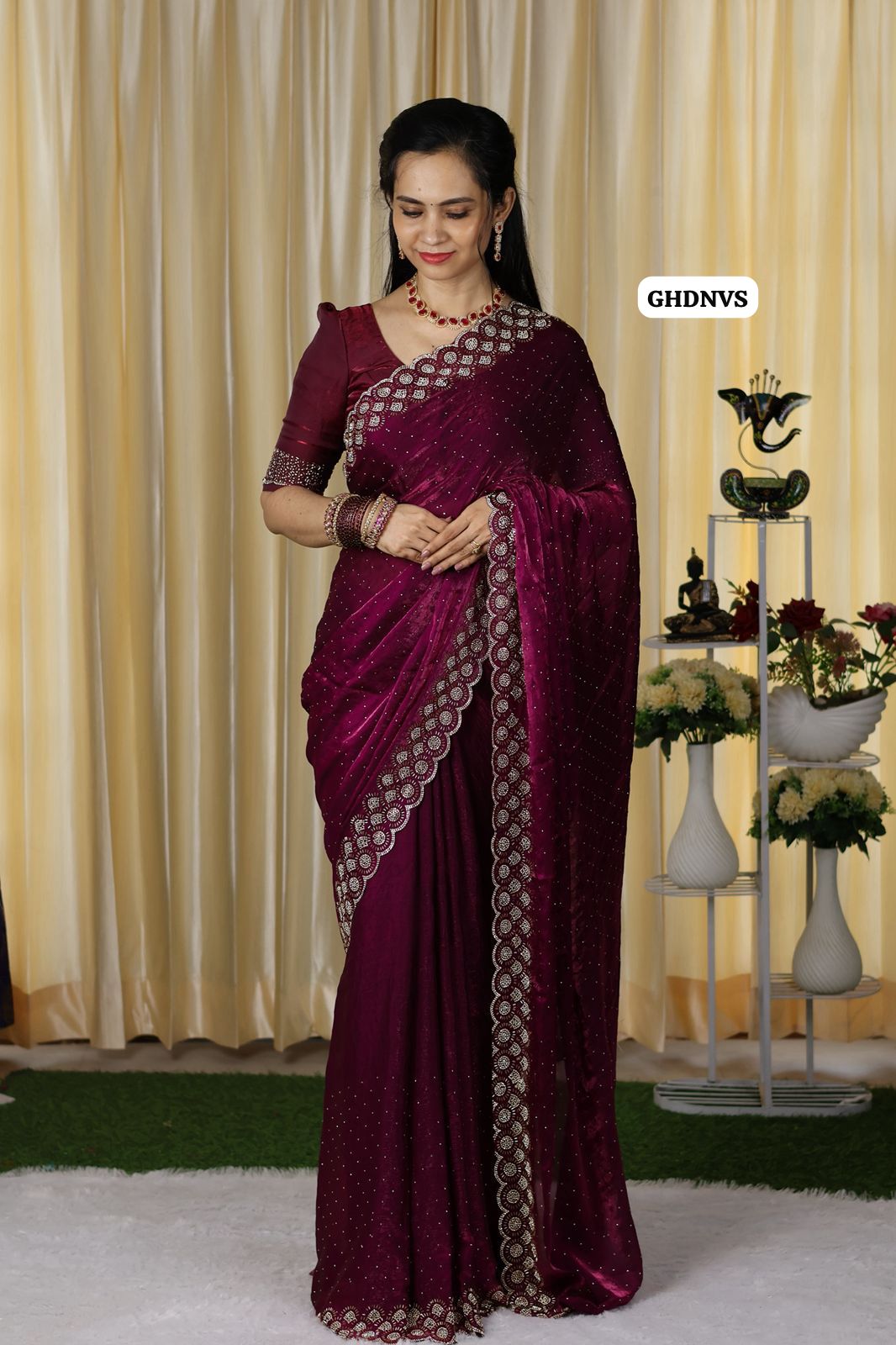 Christmas special Premium quality heavy  jarkhand work with cutwork border🥳