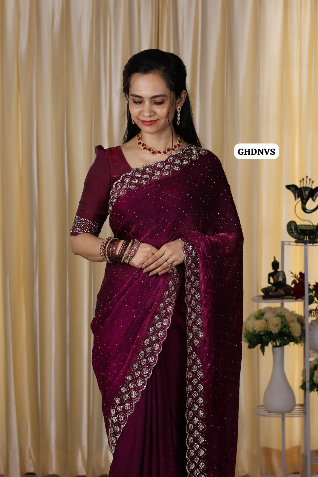 Christmas special Premium quality heavy  jarkhand work with cutwork border🥳