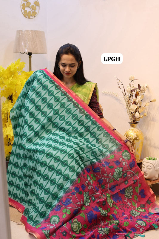 Linen cotton saree 😍😎📚