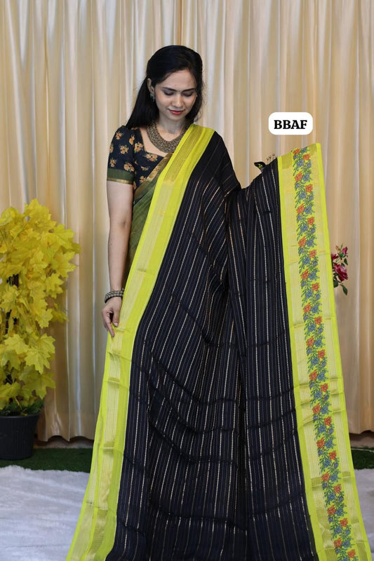 Chiffon crepe silk saree with zari weaving 😍🥳