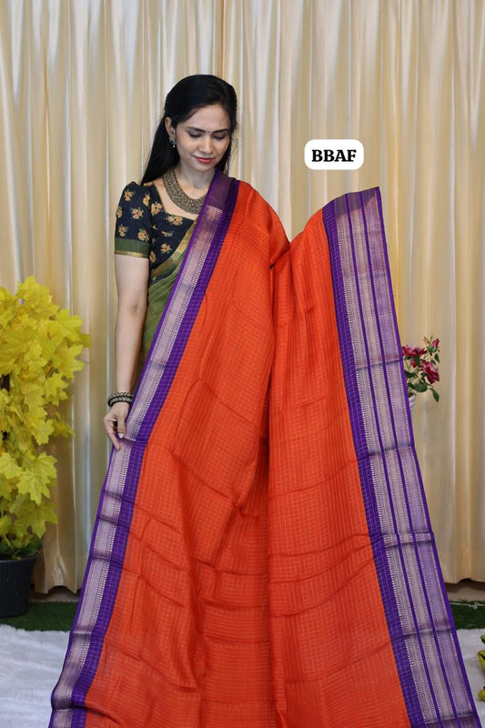 Chiffon crepe silk saree with zari weaving 😍🥳