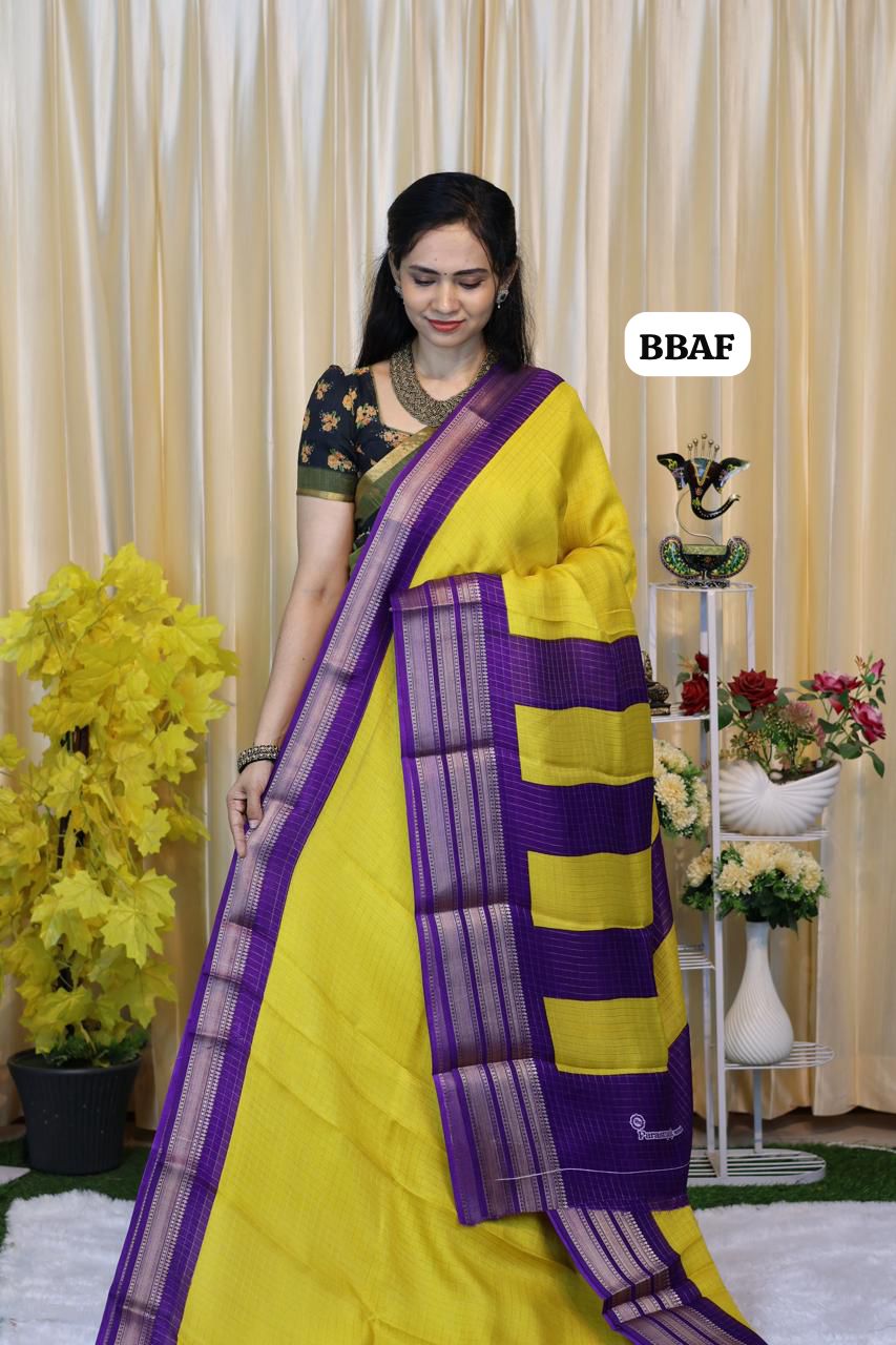 Chiffon crepe silk saree with zari weaving 😍🥳