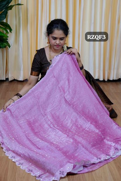 Fendy Chiffon saree🥰😎🎩