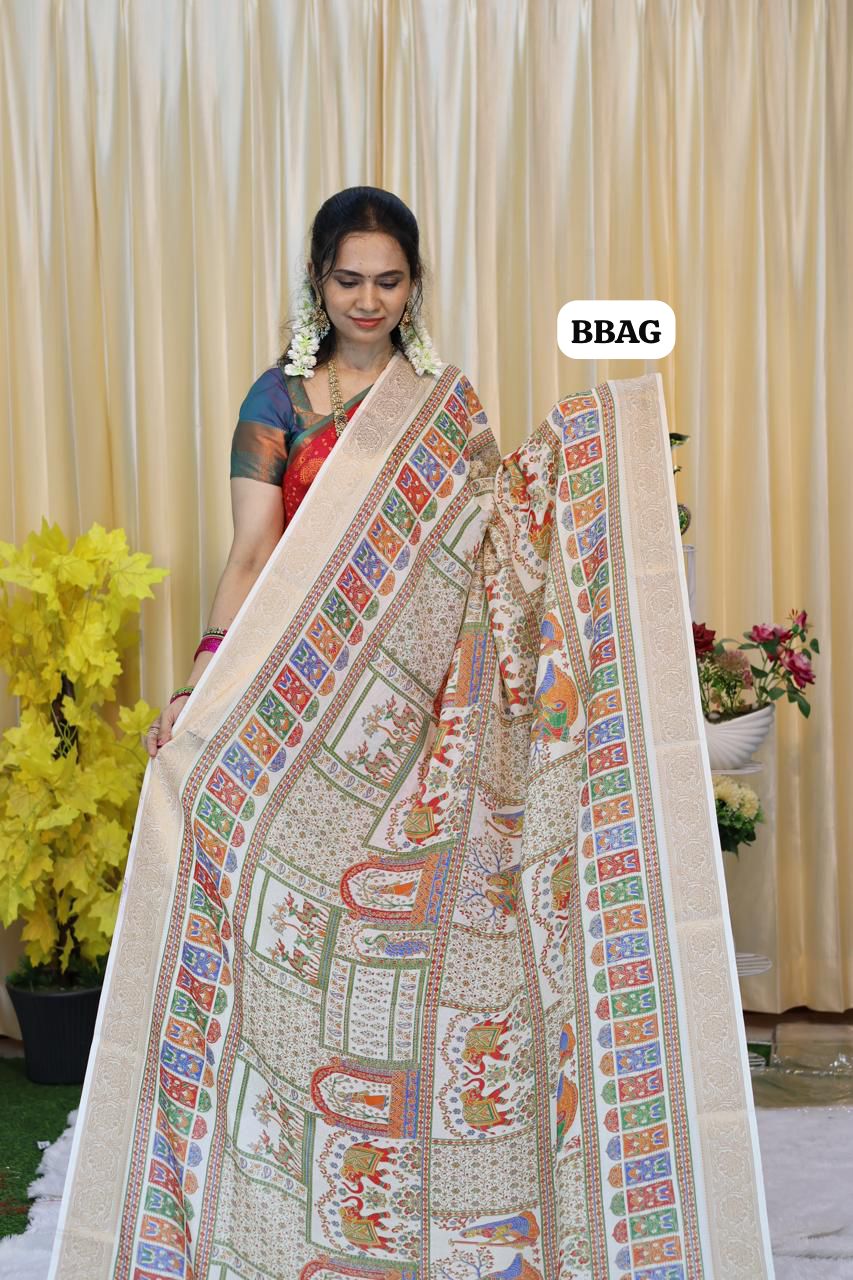 Crushed crepe silk saree😍😎