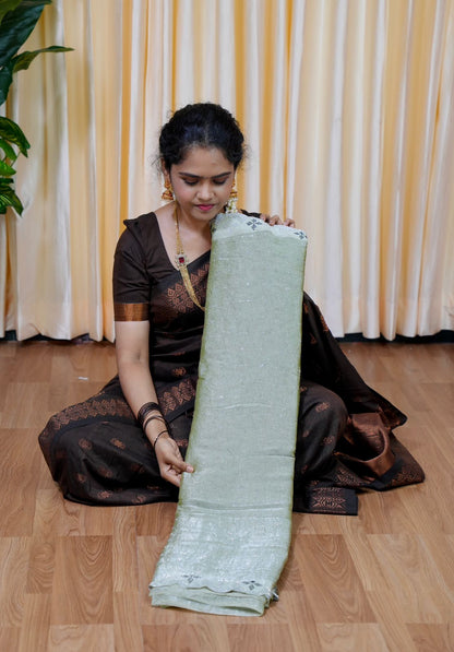 Fendy Chiffon saree🥰😎🎩