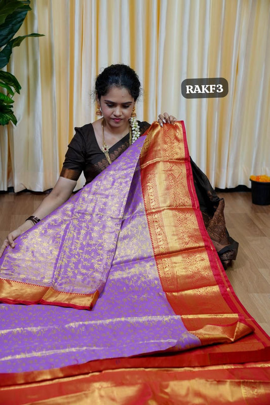 Kanchipuram semi silk 🥳golden prebook