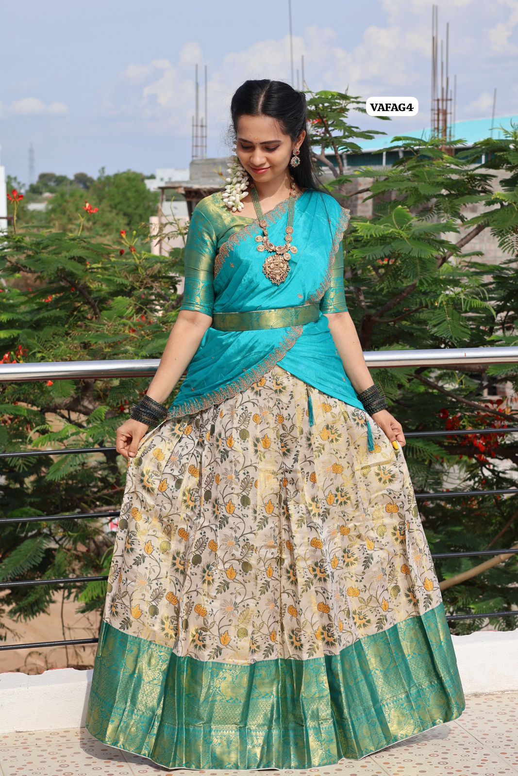 Kanchi semi silk Lehanga🥳