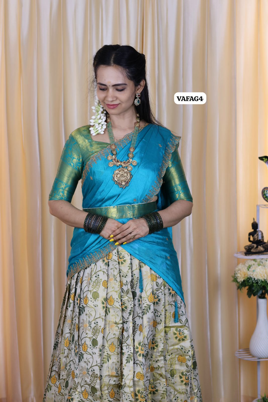 Kanchi semi silk Lehanga🥳
