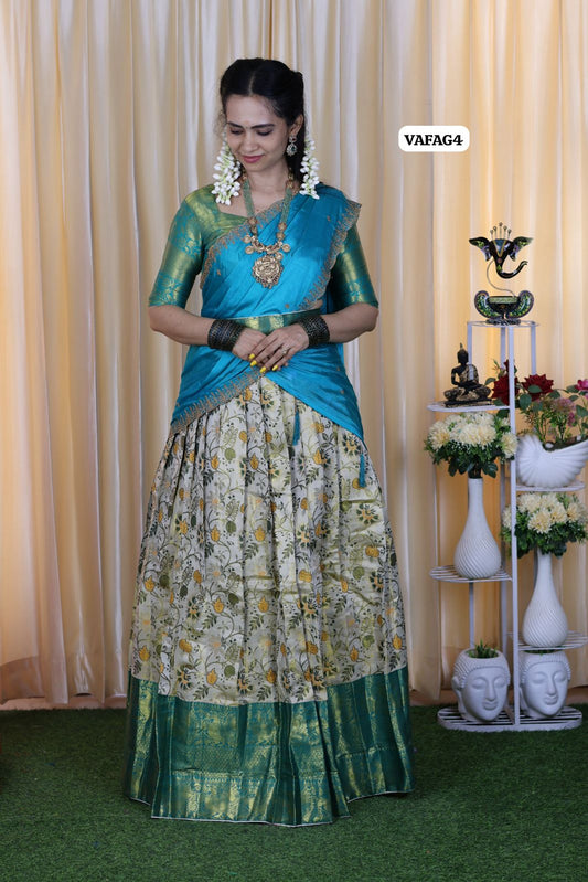 Kanchi semi silk Lehanga🥳