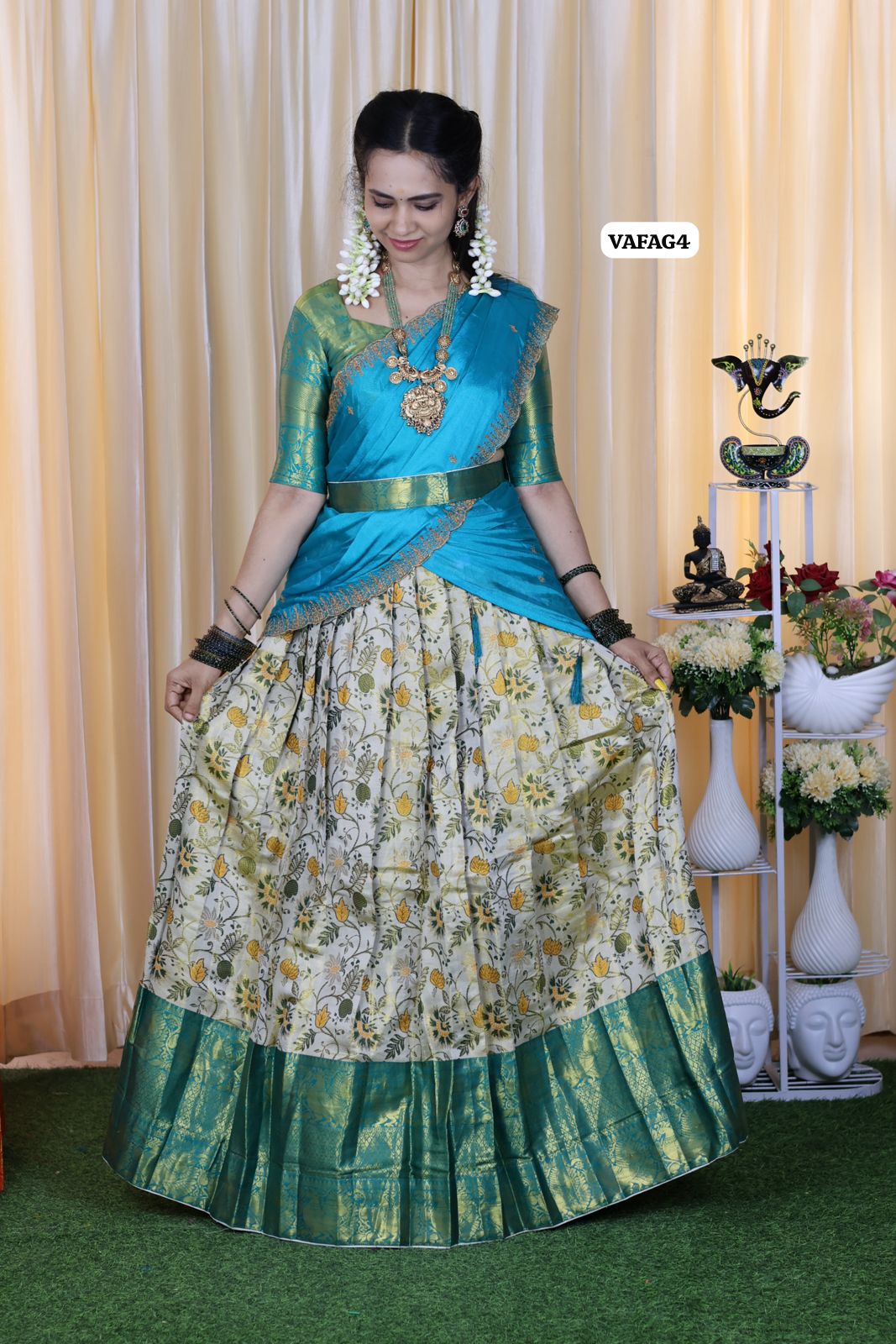 Kanchi semi silk Lehanga🥳