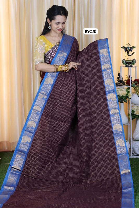 Sungudi cotton saree with blouse 🥳✅