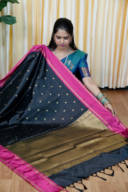 Kanchi soft silk saree🥰😎📚🌈