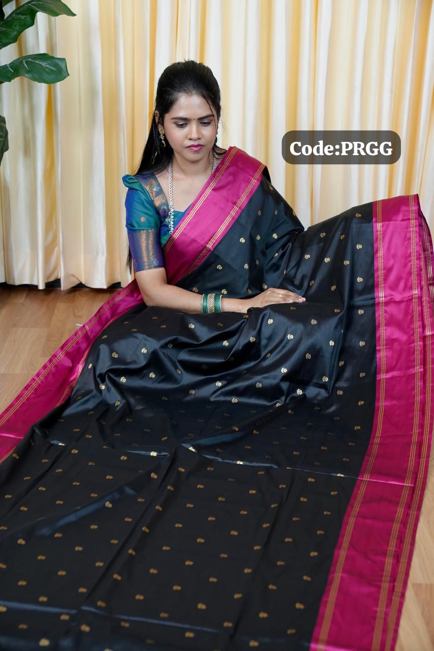 Kanchi soft silk saree🥰😎📚🌈
