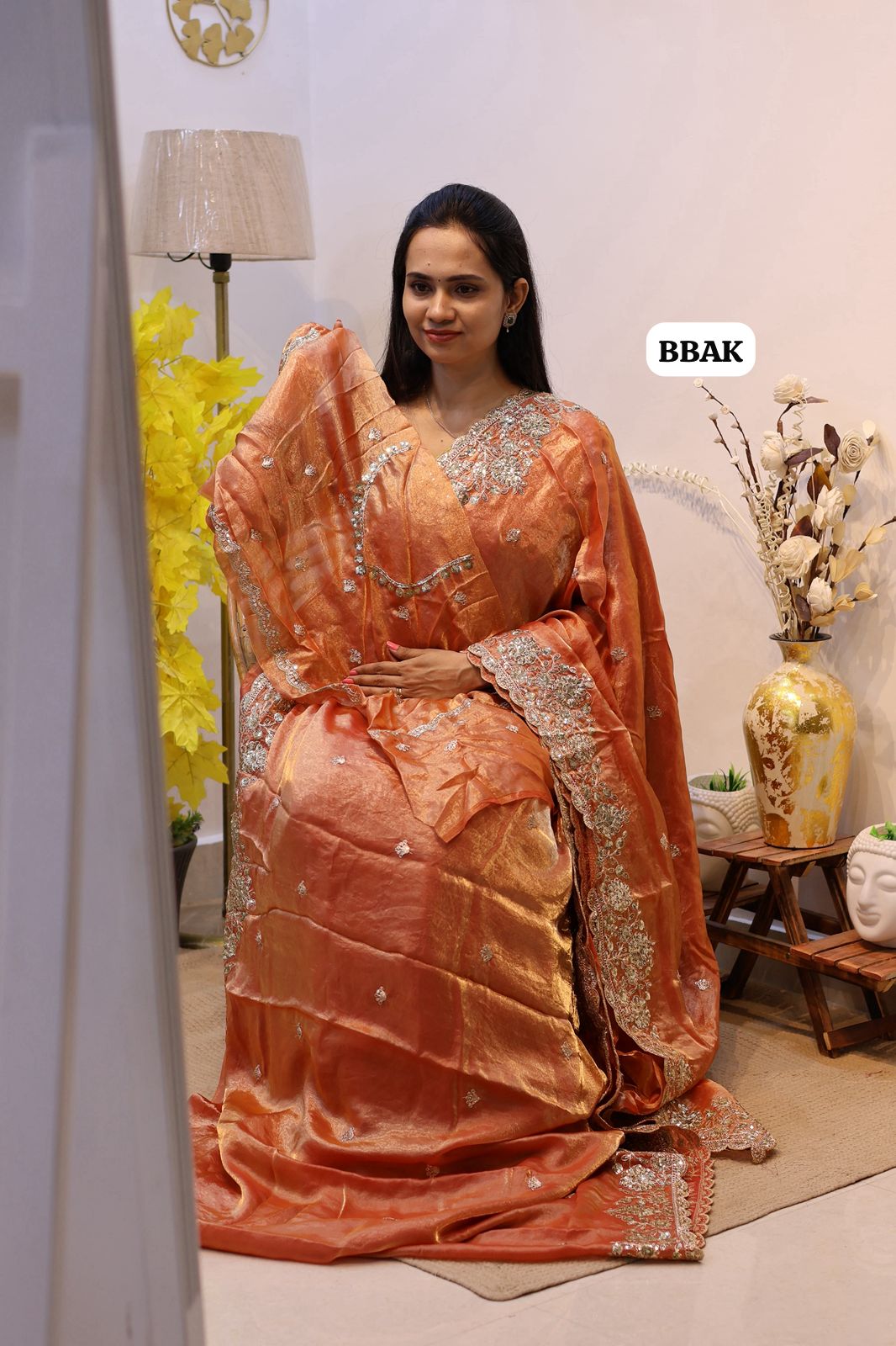 Space silk saree🥳