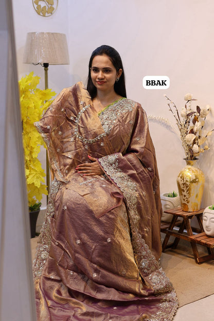 Space silk saree😍🥳