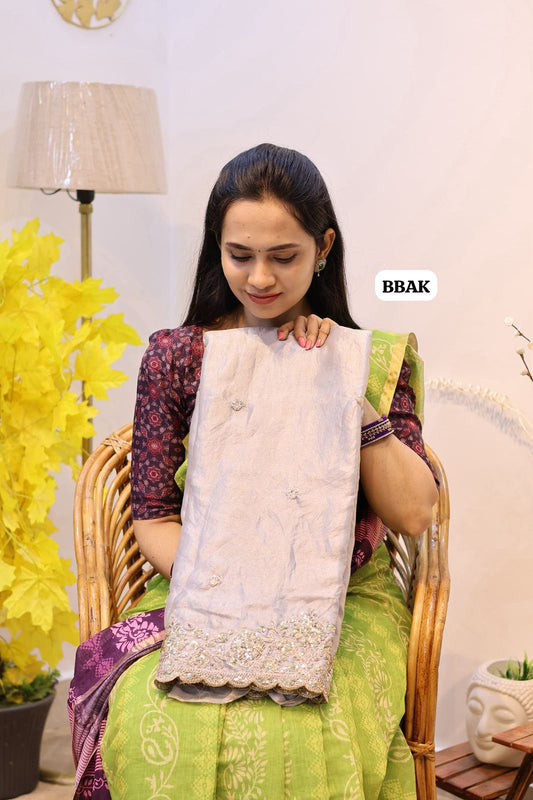 Space silk saree😍🥳