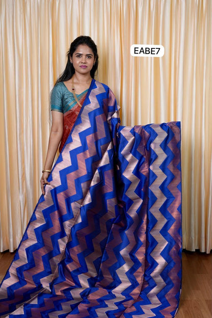Kanchi semi silk saree🥰😎📚
