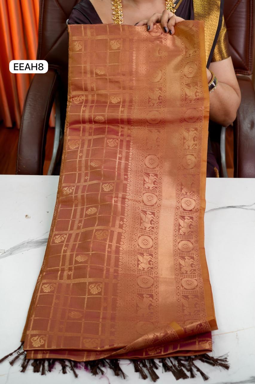 Soft silk saree🥰😎📚