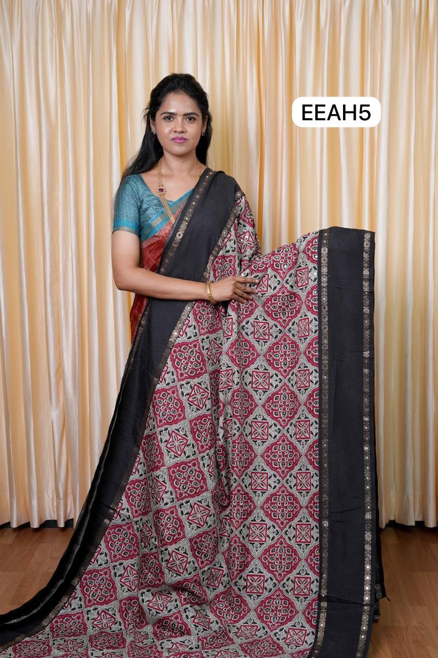 Tussar silk saree🥳🌈