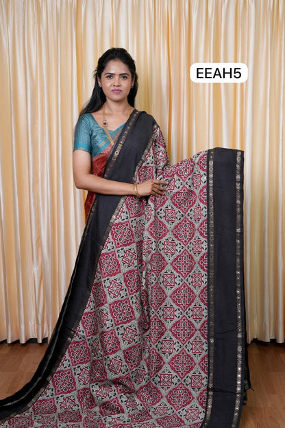 Tussar silk saree🥳🌈