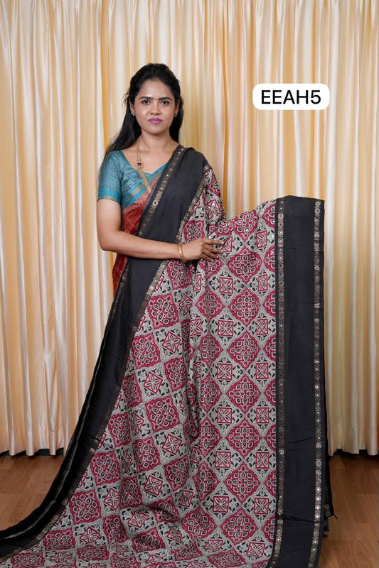 Tussar silk saree🥳