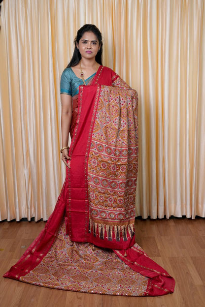 Tussar silk saree🥳🌈