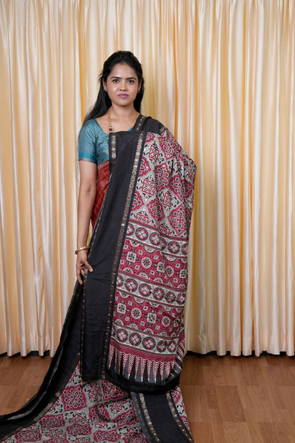 Tussar silk saree🥳🌈